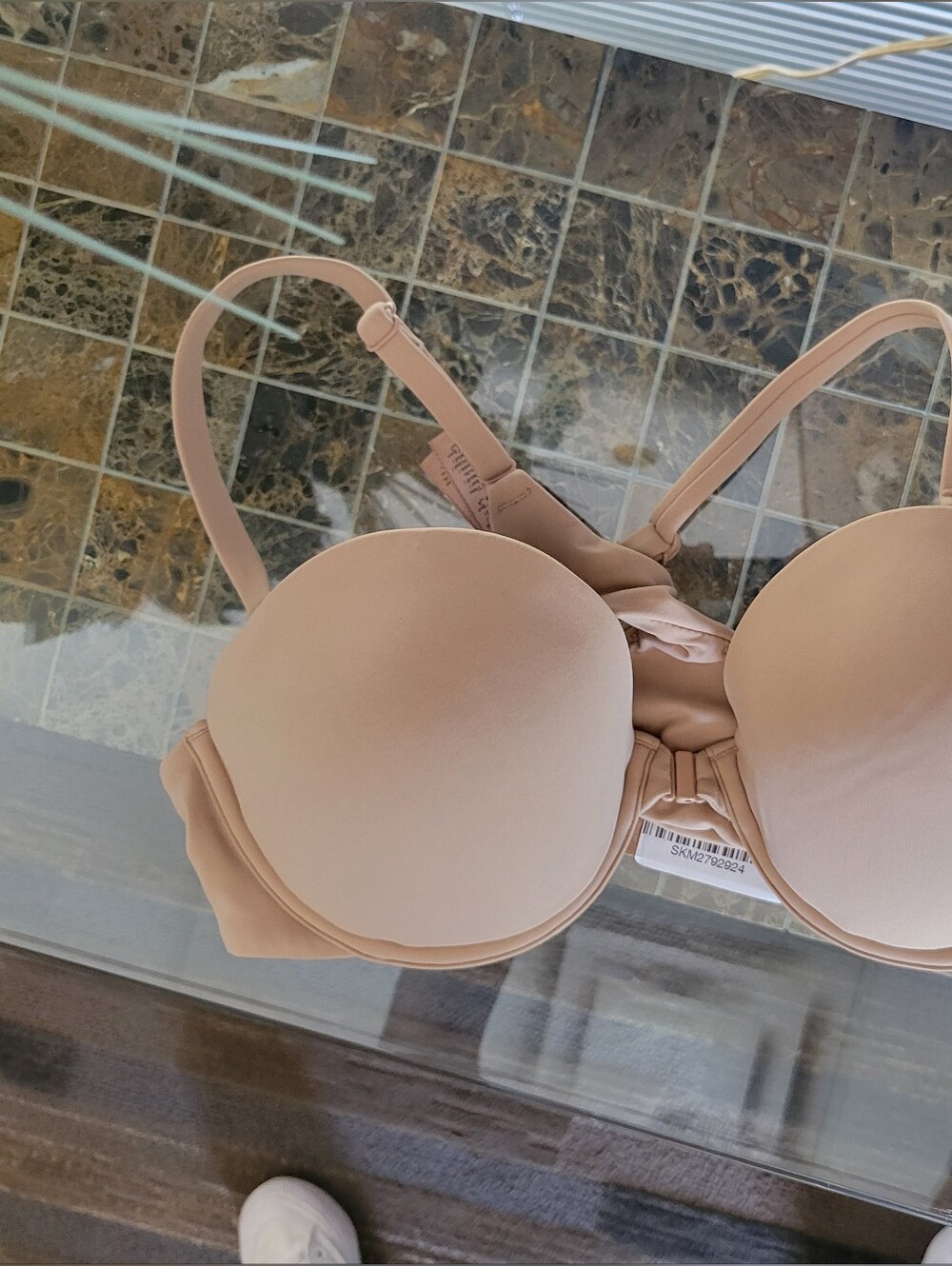 SKIMS NEW with TAGS Nude T-Shirt Bra with Smooth Molded Cups Size 36B